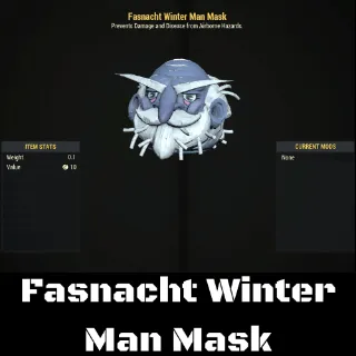 Fasnacht Winter Man Mask