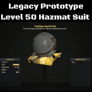 Legacy Prototype Hazmat level 50