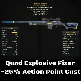 Quad Explosive -25 ACP