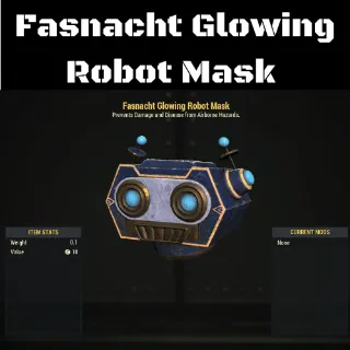 Fasnacht Glowing Robot Mask