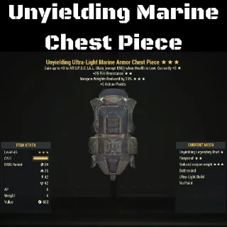 Unyielding Marine Chest Piece