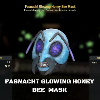 Fasnacht Glowing Honey Bee Mask