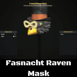 Fasnacht Raven Mask