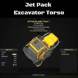 Jet Pack Excavator Torso