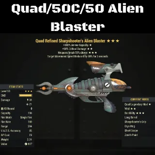 Quad/50C/50 Alien Blaster
