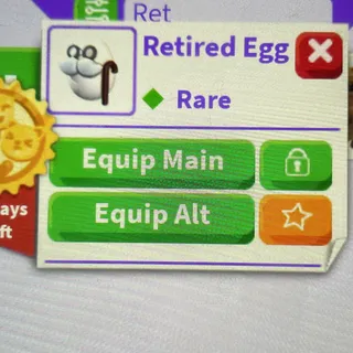 retired egg x100