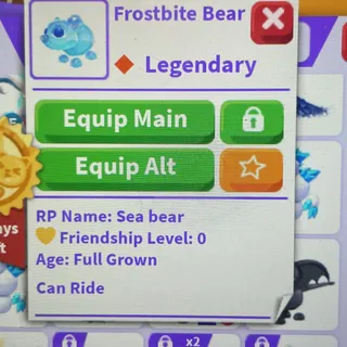 frostbite bear
