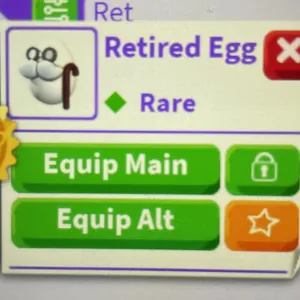 retired egg x100