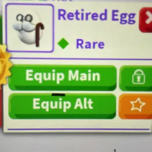 retired egg x100