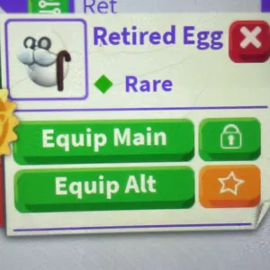 retired egg x18