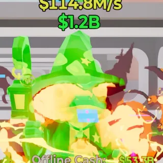 Fortnite Steal the Brainrot Croakolini Spellini Toxic 3 Traits 114.8M/s