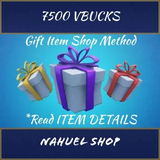 7500 vbucks 🎁