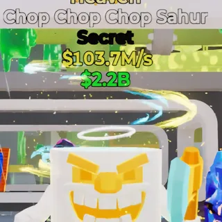 Fortnite Steal the Brainrot Chop Chop Chop Sahur Heaven 103.7M/s