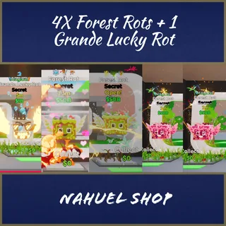 Fortnite Steal the Brainrot 4x Forest Rot + 1x Grande Lucky Rot
