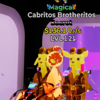 Fortnite Steal the Brainrot Cabritos Brotheritos Magical 136.1Qa/s Lvl 121 2 Traits