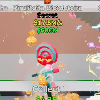 Fortnite Steal the Brainrot Pirulitoita Bicicleteira 17.5M/s