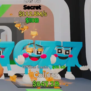 Fortnite Steal the Brainrot Los 67 Default 1 Trait 112.5M/s