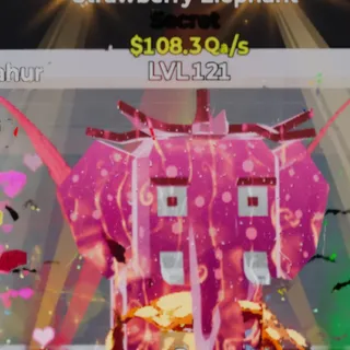 Fortnite Steal the Brainrot Strawberry Elephant Magical 108.3Qa/s Lvl 121 2 Traits
