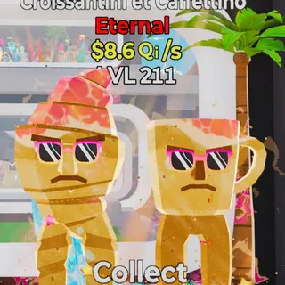 Fortnite Steal the Brainrot Croissantini Et Caffettino Summer 8.6Qi/s Lvl 211