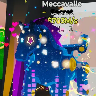 Fortnite Steal the Brainrot Meccavallo Rave 703M/s Lvl 1 3 Traits