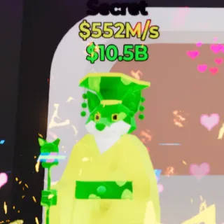 Fortnite Steal the Brainrot Bau Wang Wolf Monarca Toxic 5 Traits 552M/s