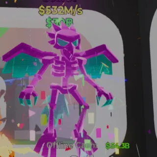 Fortnite Steal the Brainrot Vulturino Skeletono Neon 532M/s