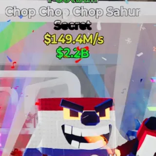 Fortnite Steal the Brainrot Chop Chop Chop Sahur Football 1 Trait 149.4M/s