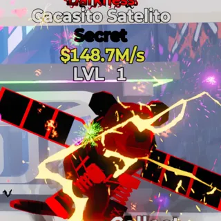 Fortnite Steal the Brainrot Cacasito Satelito Darkness 148.7M/s Lvl 1 3 Traits