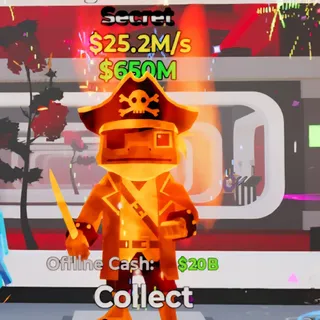 Fortnite Steal the Brainrot Frogatto Piratto 25.2M/s