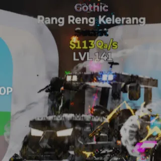 Fortnite Steal the Brainrot Rang Reng Kelerang Gothic 113Qa/s Lvl 141 2 Traits