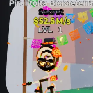 Fortnite Steal the Brainrot Pirulitoita Bicicleteira Muertos 52.5M/s Lvl 1