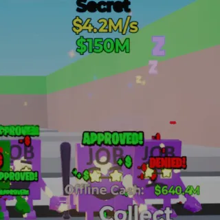 Fortnite Steal the Brainrot Los Job Jobsitos Dreamy 4.2M/s