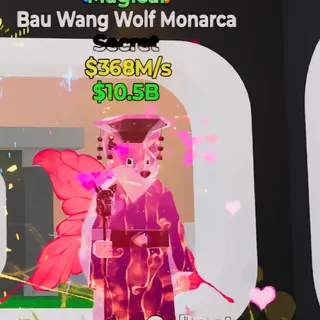 Fortnite Steal the Brainrot Bau Wang Wolf Monarca Magical 1 Trait 368M/s