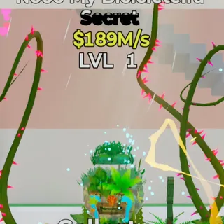 Fortnite Steal the Brainrot Nooo My Bicicleteira Jungle 189M/s Lvl 1
