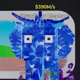 Fortnite Steal the Brainrot Strawberry Elephant Crystal 390M/s