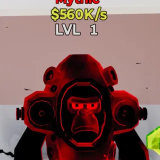 Fortnite Steal the Brainrot Gorillari Altoparlanti Darkness 560K/s Lvl 1 1 Trait
