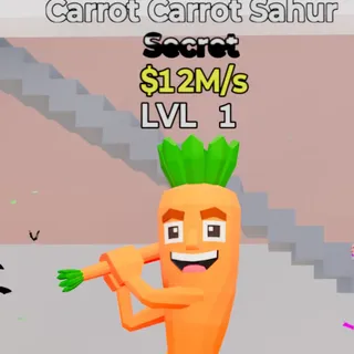 Fortnite Steal the Brainrot Carrot Carrot Sahur Default 12M/s Lvl 1
