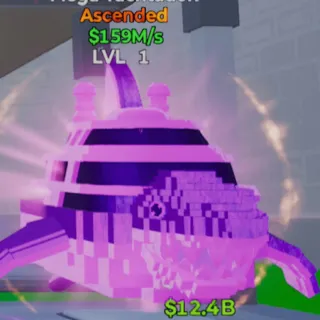 Fortnite Go Up for Brainrots Mega Yachtadon Crystal 159M/s Lvl 1