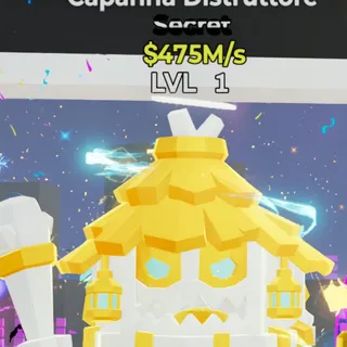 Fortnite Steal the Brainrot Capanna Distruttore Heaven 475M/s Lvl 1