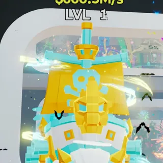 Fortnite Steal the Brainrot Wreckspire Roller Heaven 666.5M/s Lvl 1 1 Trait