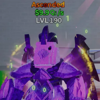 Fortnite Go Up for Brainrots Chickeninio Paladinio Crystal 3 traits 9.9Qi/s lvl 190