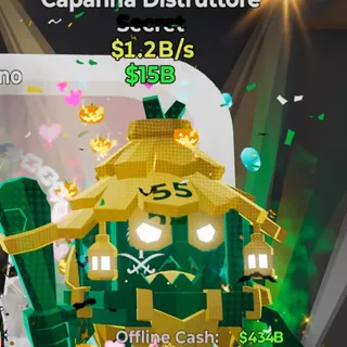 Fortnite Steal the Brainrot Capanna Distruttore Football 6 Traits 1.2B/s