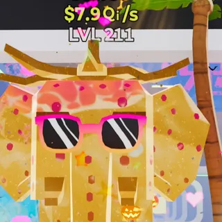 Fortnite Steal the Brainrot Strawberry Elephant Summer 3 traits 7.9Qi/s lvl 211