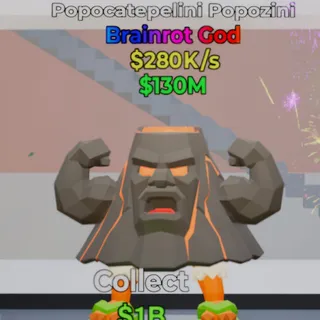Fortnite Steal the Brainrot Popocatepelini Popozini Default 280K/s