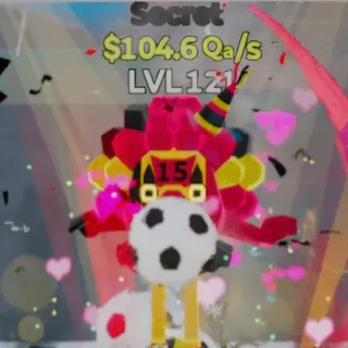 Fortnite Steal the Brainrot Clown Clown Sahur Football 104.6Qa/s Lvl 121 4 Traits