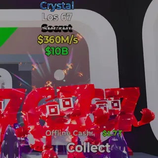 Fortnite Steal the Brainrot Los 67 Crystal 360M/s