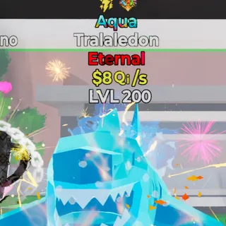 Fortnite Steal the Brainrot Tralaledon Aqua 8Qi/s Lvl 200 2 Traits