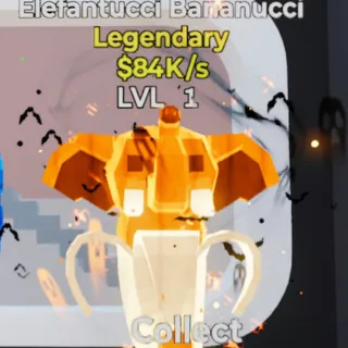 Fortnite Steal the Brainrot Elefantucci Bananucci Halloween 2 Traits 84K/s Lvl 1