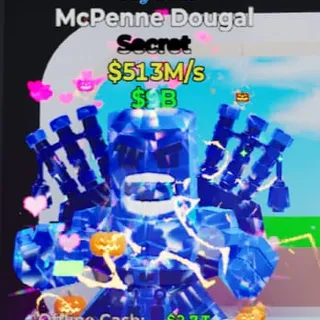Fortnite Steal the Brainrot Mcpenne Dougal Crystal 5 Traits 513M/s