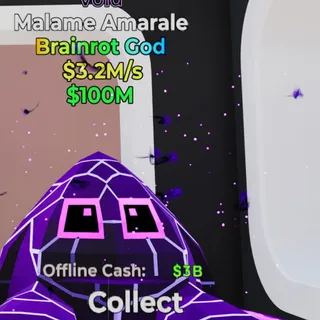 Fortnite Steal the Brainrot Malame Amarale 3.2M/s